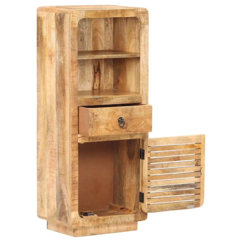 vidaXL Ντουλάπι με Συρτάρι/Ράφια 45x32x110 εκ. Ακατέργαστο Ξύλο Μάνγκο
