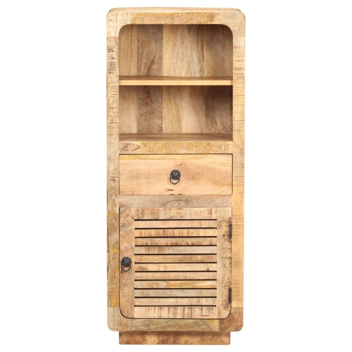 vidaXL Ντουλάπι με Συρτάρι/Ράφια 45x32x110 εκ. Ακατέργαστο Ξύλο Μάνγκο