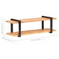 vidaXL Έπιπλο Τηλεόρασης 130 x 40 x 40 εκ. από Μασίφ Ξύλο Ακακίας