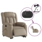 vidaXL Πολυθρόνα Μασάζ Ηλεκ.Ανακλινόμενη με Ανύψωση Συνθ. Δέρμα