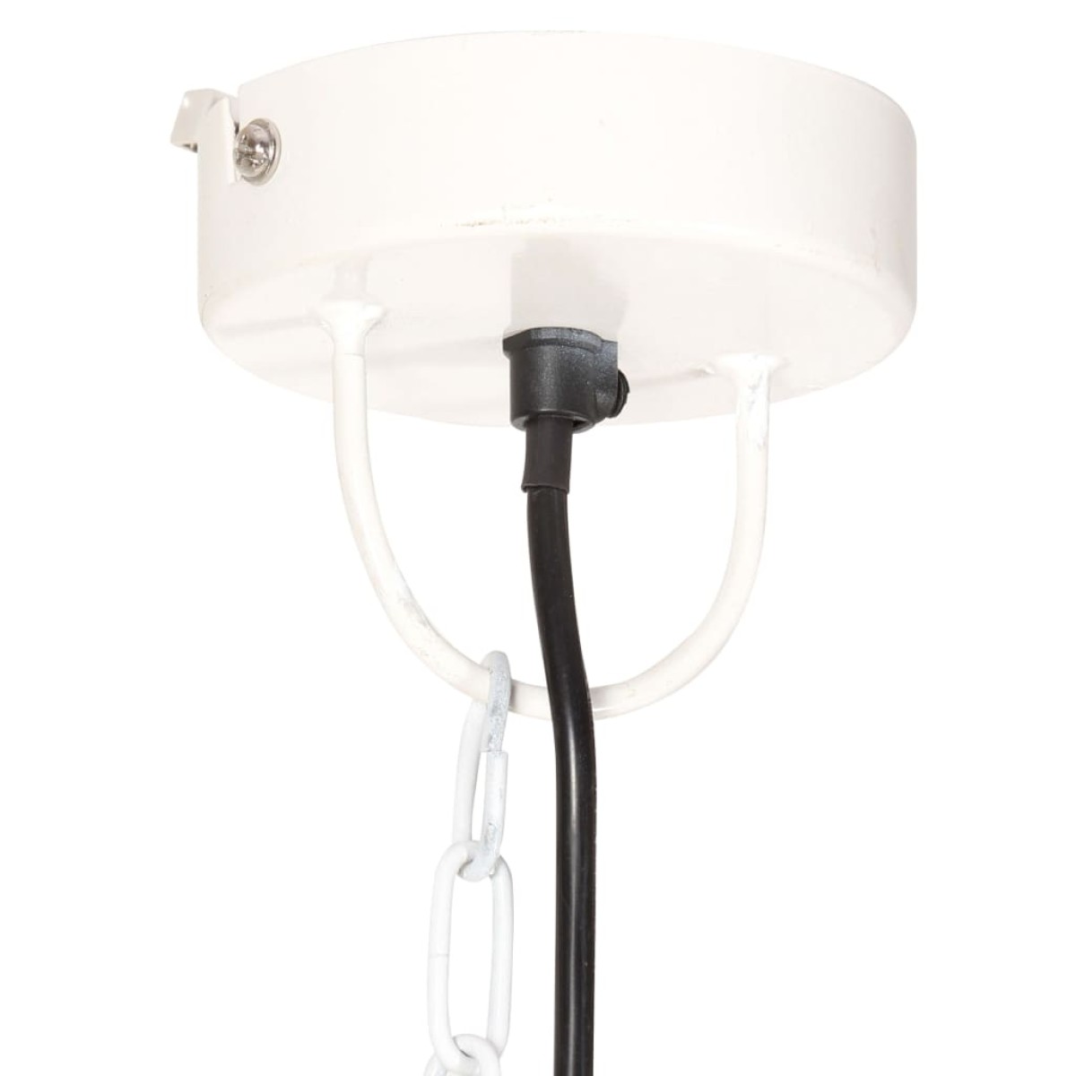 vidaXL Φωτιστικό Κρεμαστό Vintage Στρογγυλό 25 W Λευκό 31 εκ. Ε27