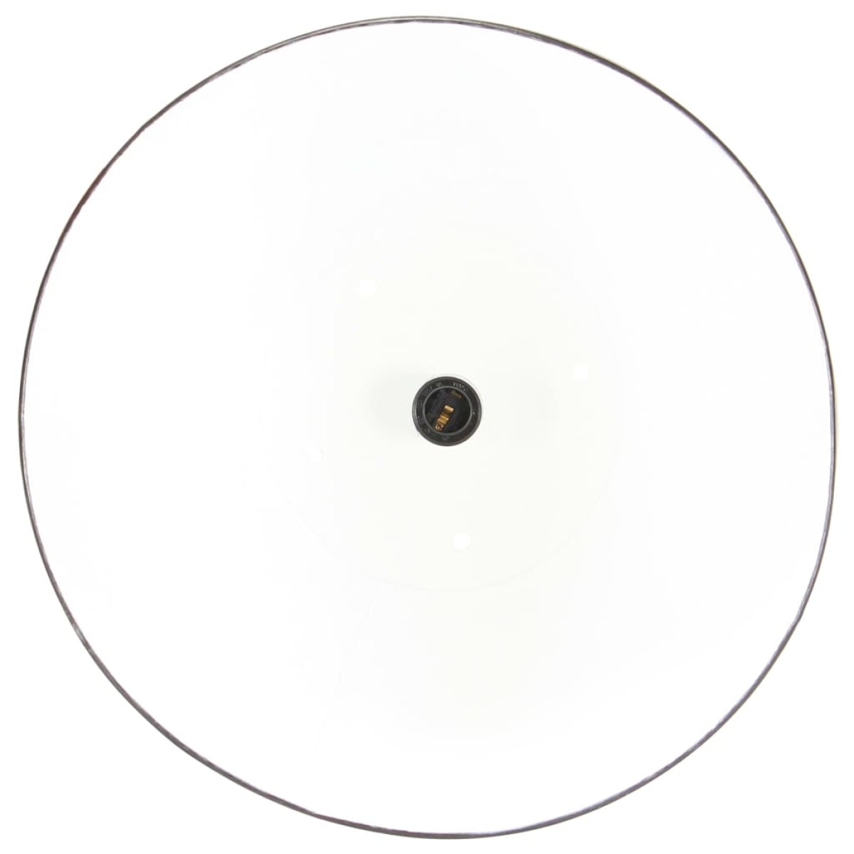 vidaXL Φωτιστικό Κρεμαστό Industrial Στρογγυλό 25 W Μαύρο 42 εκ. Ε27