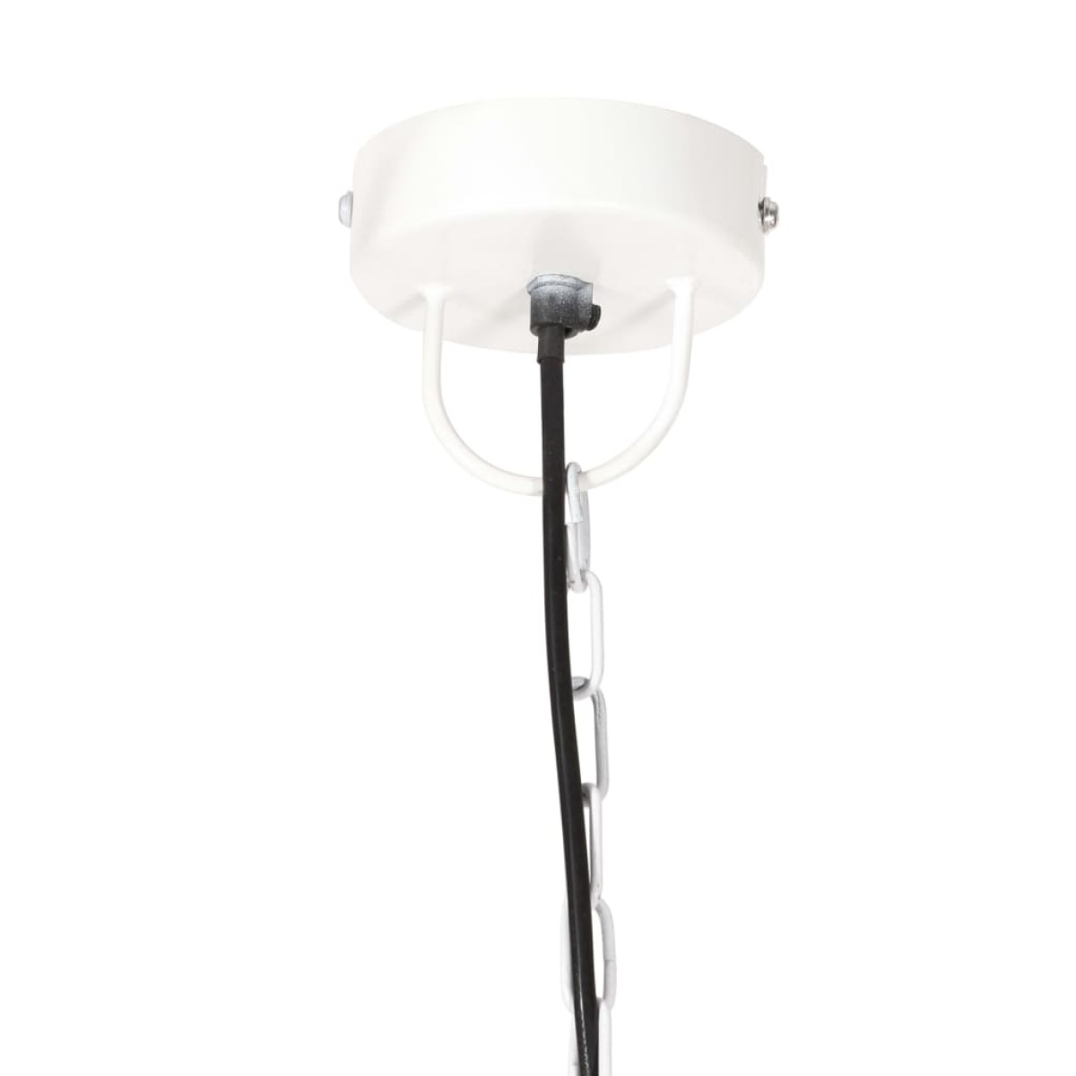 vidaXL Φωτιστικό Industrial Στρογγυλό 25 W Λευκό 32 εκ. Ε27