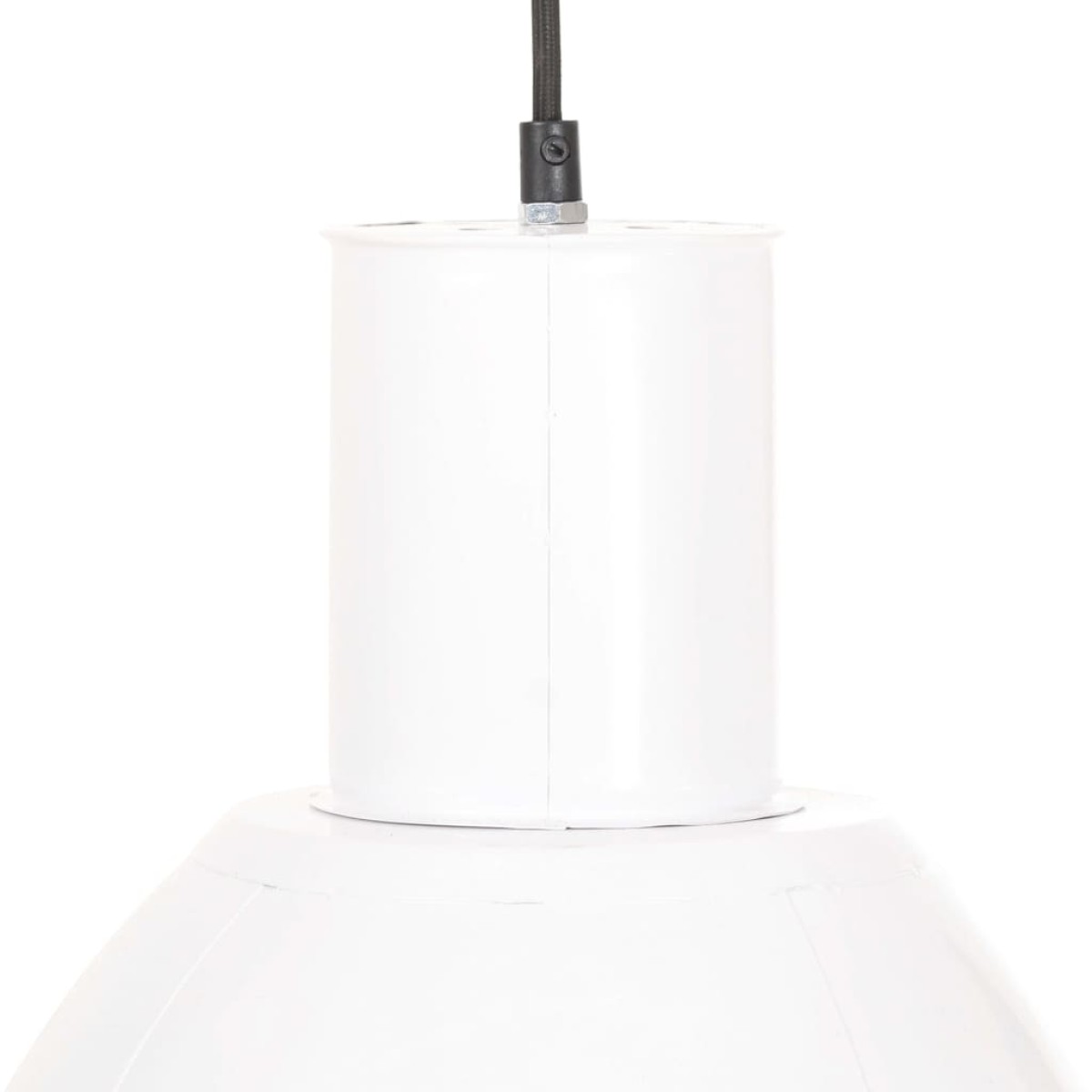vidaXL Φωτιστικό Κρεμαστό Στρογγυλό 25 W Λευκό 28,5 εκ. Ε27