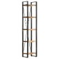 vidaXL Βιβλιοθήκη με 5 Επίπεδα 40 x 30 x 180 εκ. από Μασίφ Ξύλο Μάνγκο