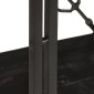 vidaXL Βιβλιοθήκη με 3 Επίπεδα Μαύρη 90x30x80 εκ. Μασίφ Ξύλο Μάνγκο