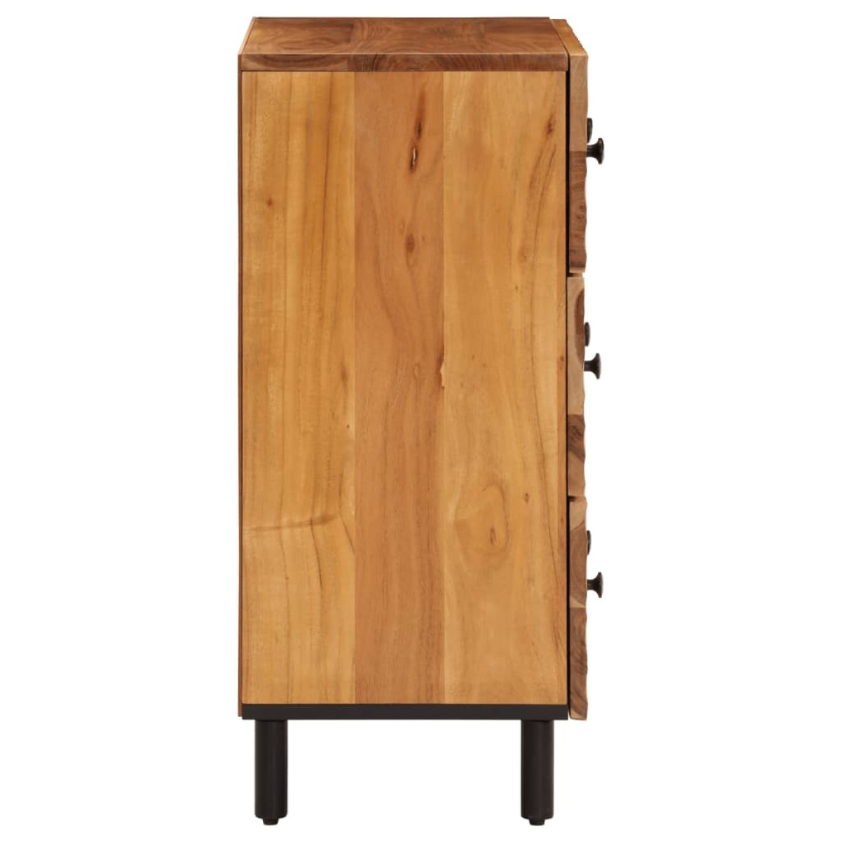 vidaXL Βοηθητικά Ντουλάπια 2 τεμ. 60x33x75 εκ. από Μασίφ Ξύλο Ακακίας