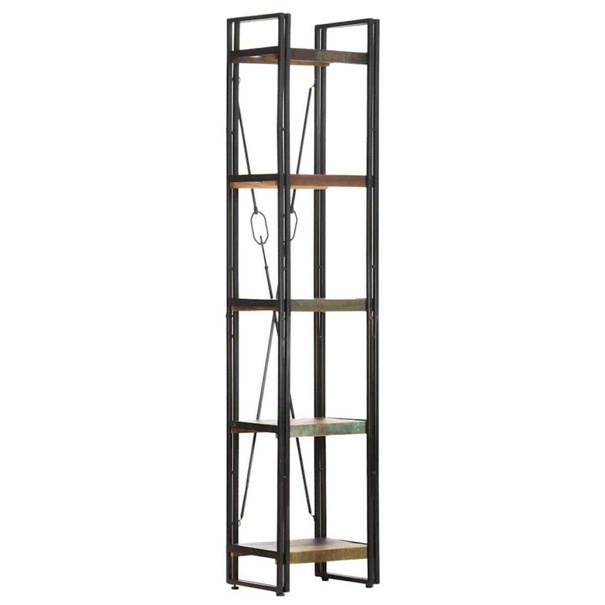 vidaXL Βιβλιοθήκη με 5 Επίπεδα 40x30x180 εκ. Μασίφ Ανακυκλωμένο Ξύλο
