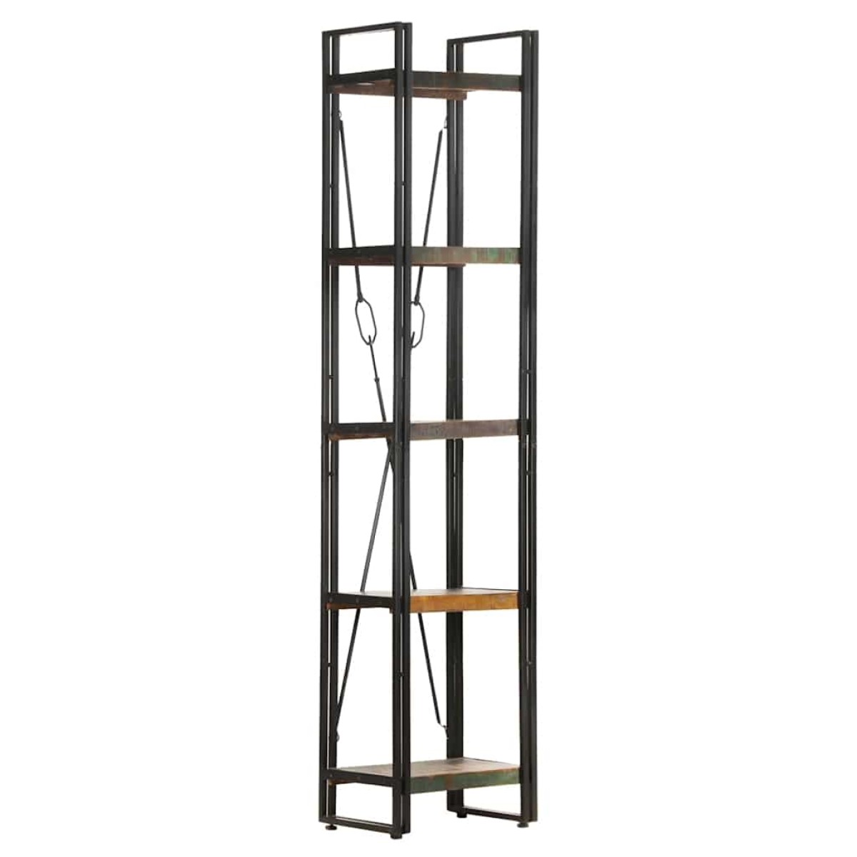 vidaXL Βιβλιοθήκη με 5 Επίπεδα 40x30x180 εκ. Μασίφ Ανακυκλωμένο Ξύλο