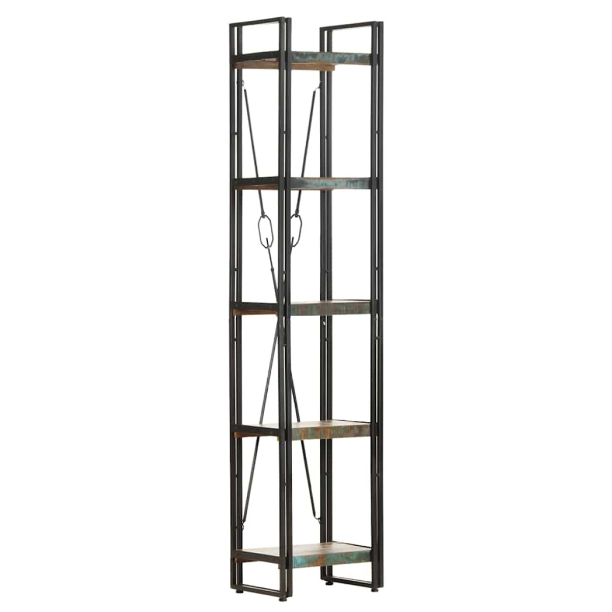 vidaXL Βιβλιοθήκη με 5 Επίπεδα 40x30x180 εκ. Μασίφ Ανακυκλωμένο Ξύλο