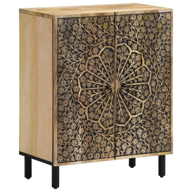 vidaXL Βοηθητικά Ντουλάπια 3 Τεμ. 60x33x75 εκ. από Μασίφ Ξύλο Μάνγκο
