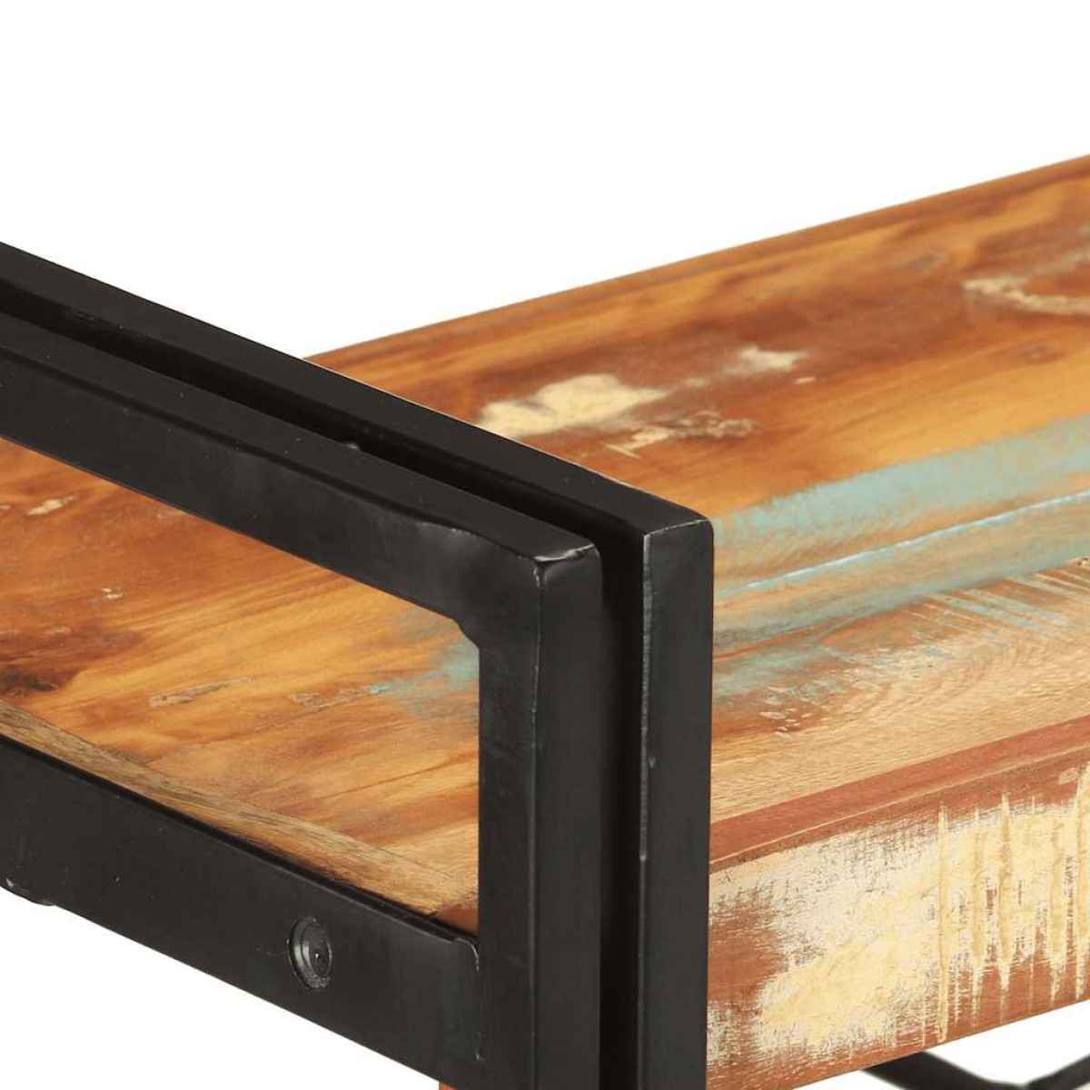 vidaXL Βιβλιοθήκη με 3 Επίπεδα 140x30x80 εκ. Μασίφ Ανακυκλωμένο Ξύλο