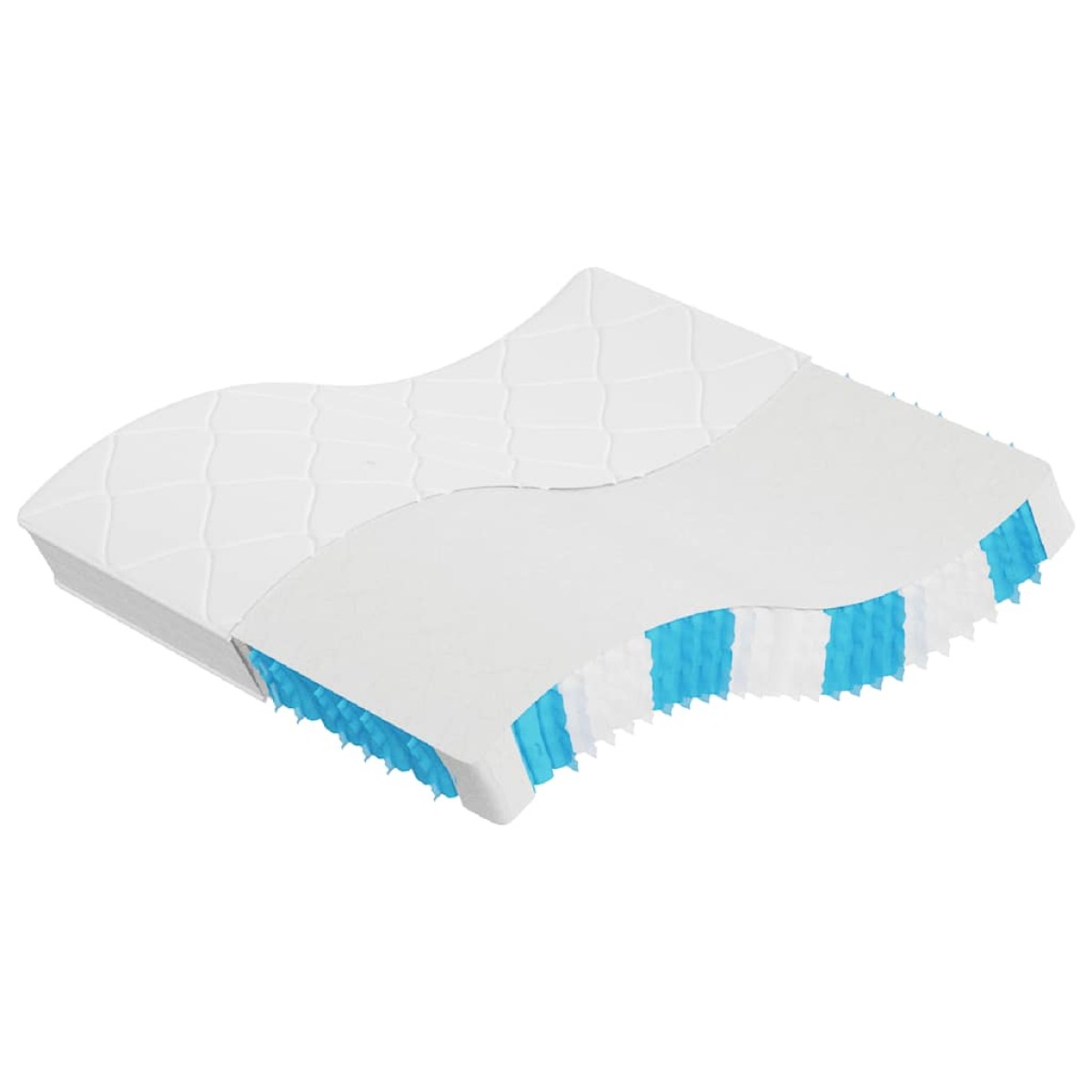 vidaXL Στρώμα με Pocket Springs Μεσαία Σκληρότητα 180 x 200 εκ.
