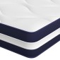 vidaXL Στρώμα με Pocket Springs Μεσαία Σκληρότητα 200 x 200 εκ.