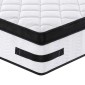 vidaXL Στρώμα με Pocket Springs Μεσαία Plus Σκληρότητα 140x190 εκ.