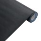 vidaXL Αυτοκόλλητα Επίπλων Ματ Μαύρο 90 x 500 εκ. από PVC