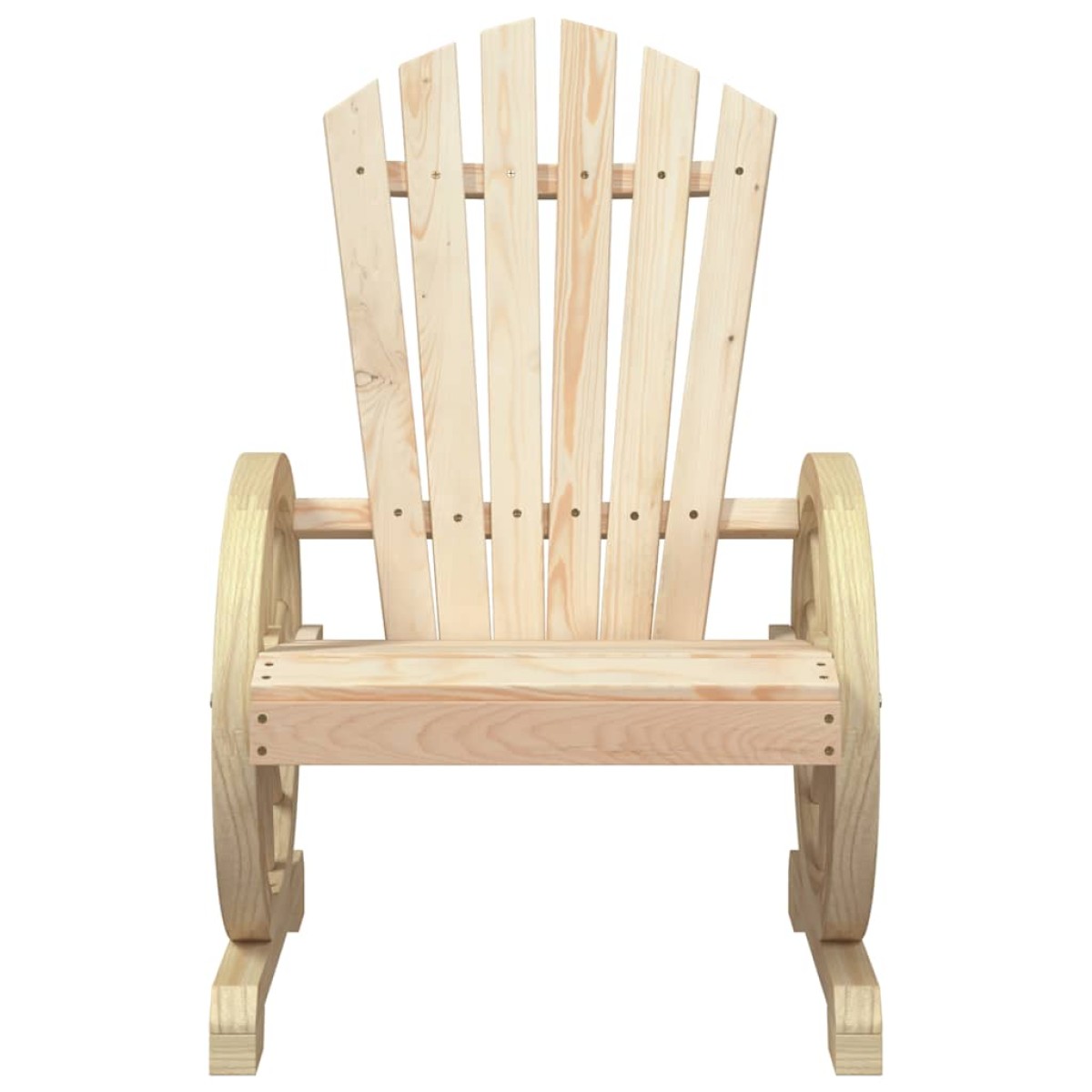 vidaXL Καρέκλες Κήπου Adirondack 4 τεμ. από Μασίφ Ξύλο Ελάτης