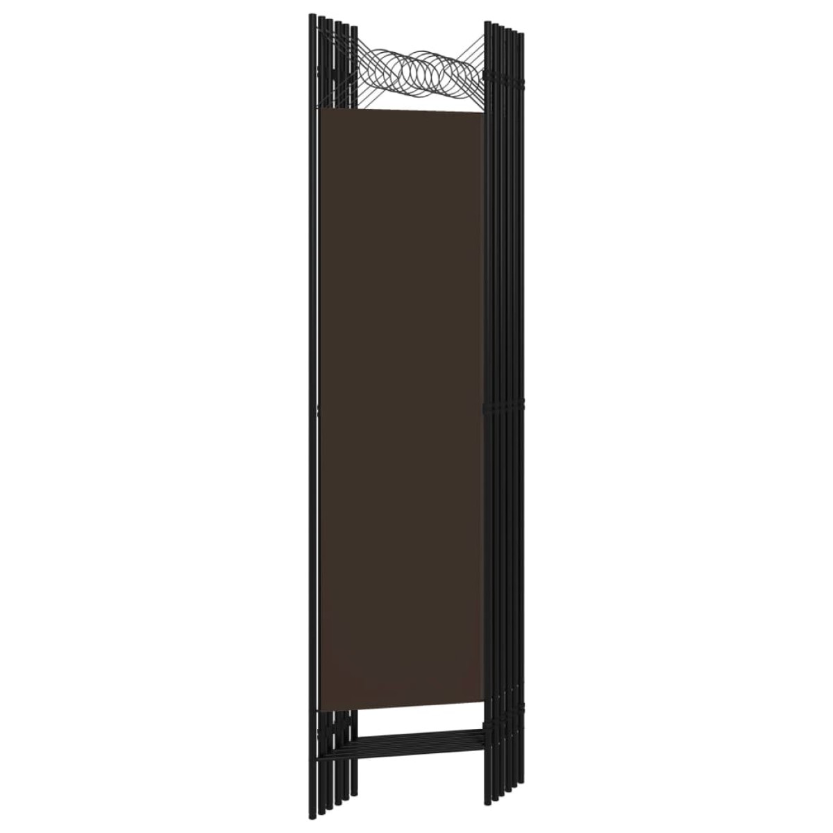 vidaXL Διαχωριστικό Δωματίου με 6 Πάνελ Καφέ 240 x 180 εκ.