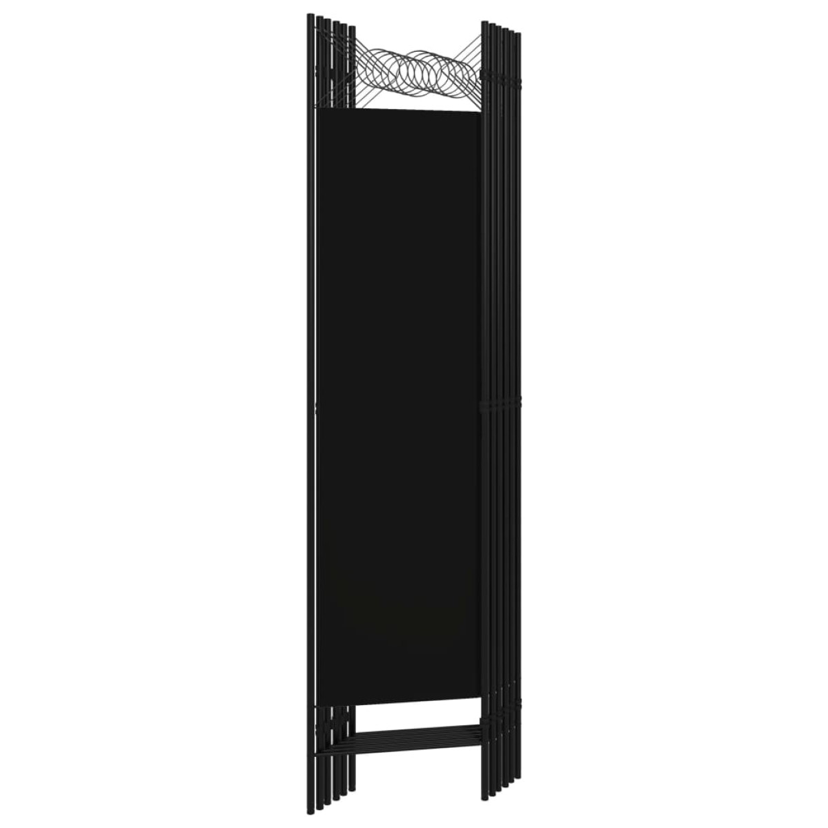 vidaXL Διαχωριστικό Δωματίου με 6 Πάνελ Μαύρο 240 x 180 εκ.