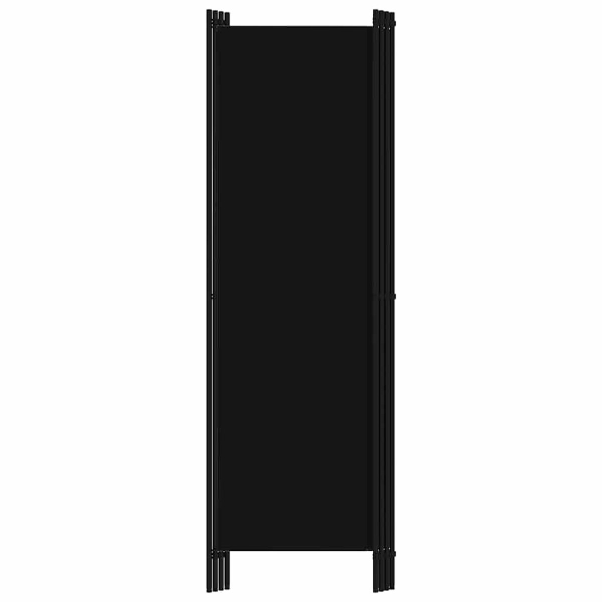 vidaXL Διαχωριστικό Δωματίου με 4 Πάνελ Μαύρο 200 x 180 εκ.