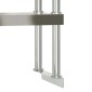vidaXL Πάγκος Εργασίας Κουζίνας με Ράφι 110x30x150 εκ. Ανοξείδ. Ατσάλι
