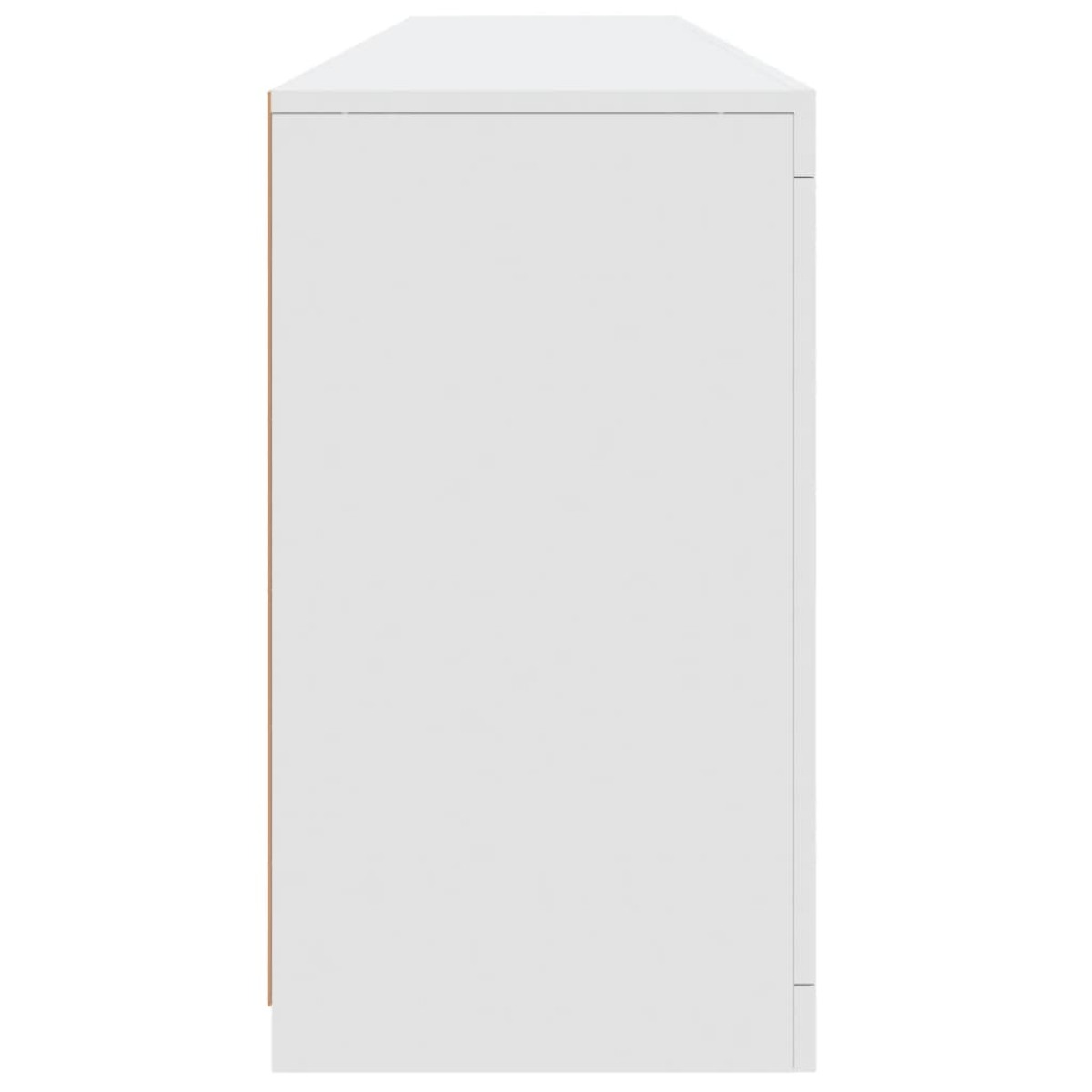 vidaXL Μπουφές με Φώτα LED Λευκός 181,5 x 37 x 67 εκ.