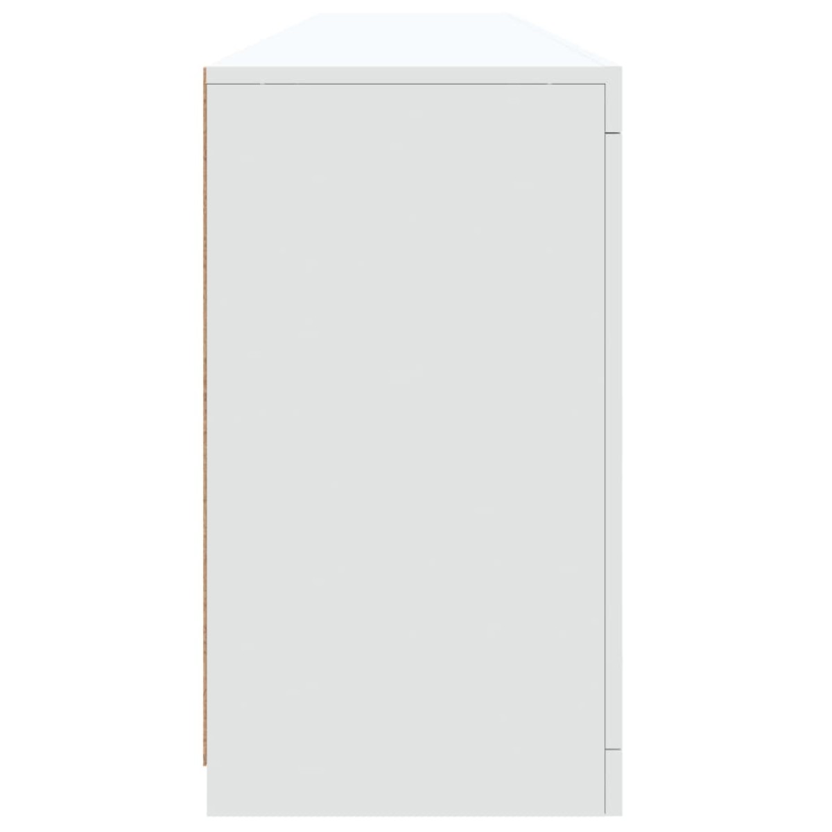 vidaXL Μπουφές με Φώτα LED Λευκός 202 x 37 x 67 εκ.