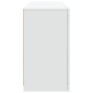 vidaXL Μπουφές με LED Λευκός 123 x 37 x 67 εκ.