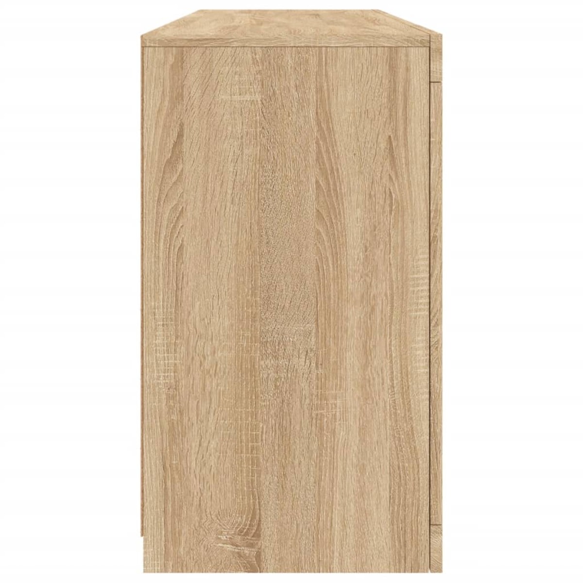 vidaXL Μπουφές με LED Sonoma Δρυς 163 x 37 x 67 εκ.