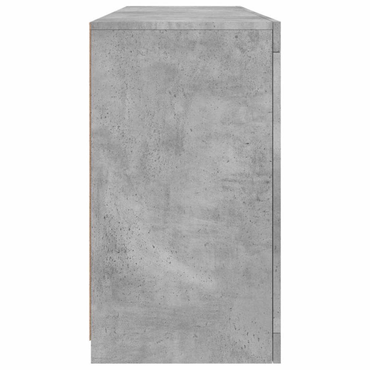 vidaXL Μπουφές με LED Γκρι Σκυροδέματος 163 x 37 x 67 εκ.
