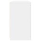 vidaXL Μπουφές με Φώτα LED Λευκός 123 x 37 x 67 εκ.