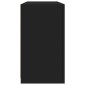 vidaXL Μπουφές με LED Μαύρος 123 x 37 x 67 εκ.