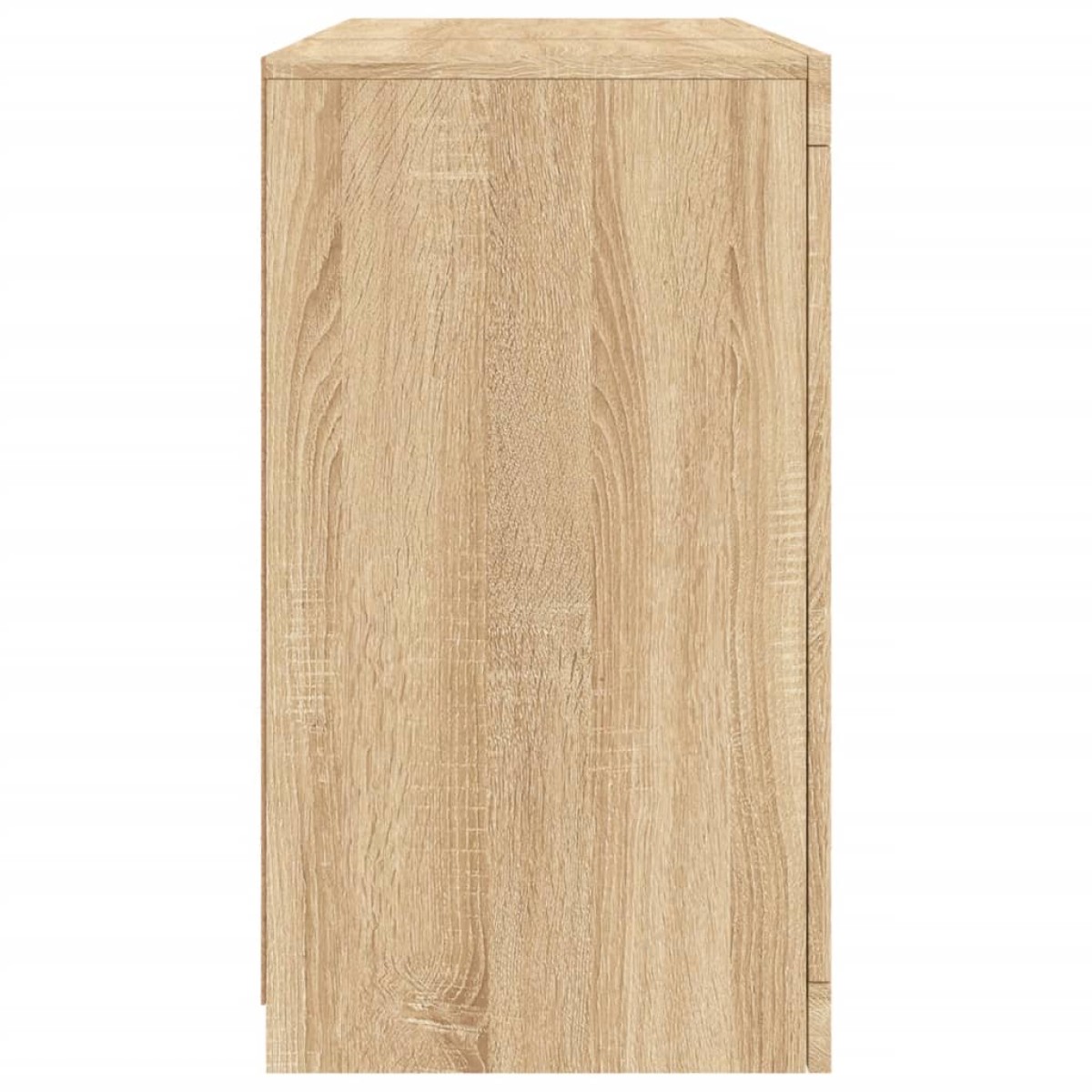 vidaXL Μπουφές με LED Sonoma Δρυς 123 x 37 x 67 εκ.