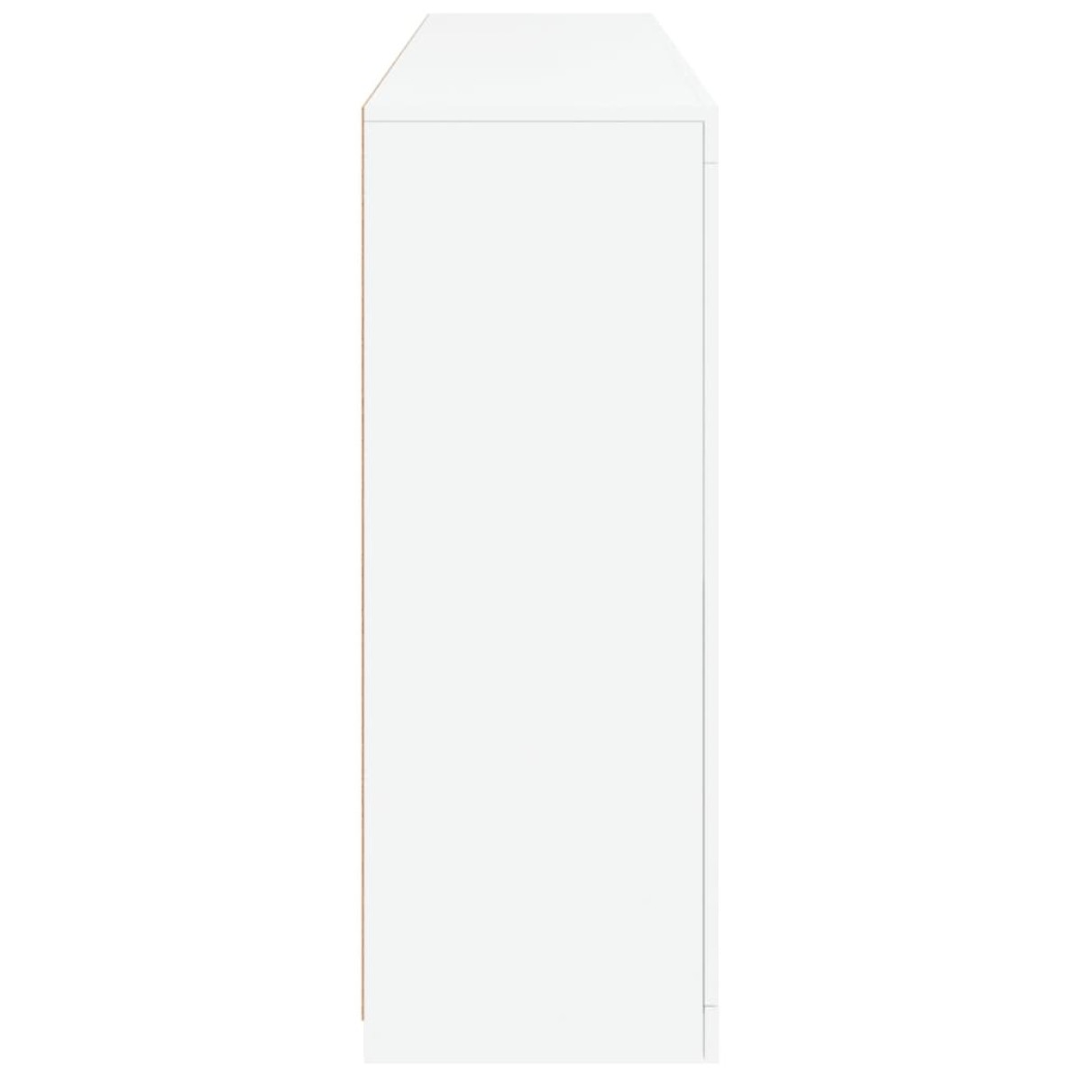 vidaXL Μπουφές με Φώτα LED Λευκός 162 x 37 x 100 εκ.