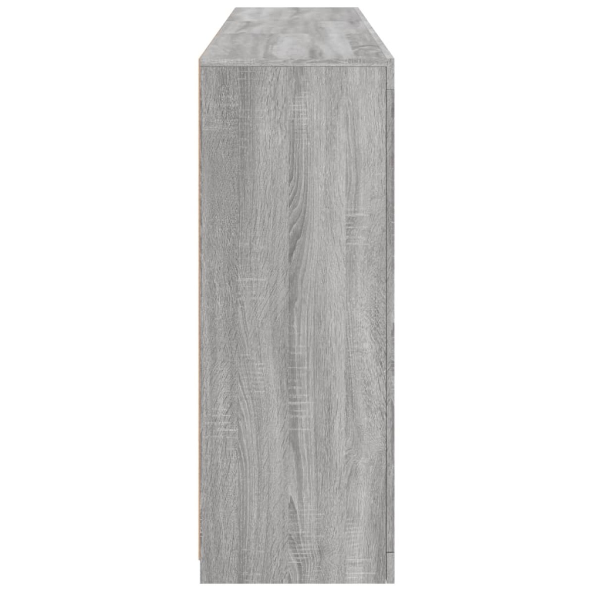 vidaXL Μπουφές με Φώτα LED Γκρι Sonoma 162 x 37 x 100 εκ.