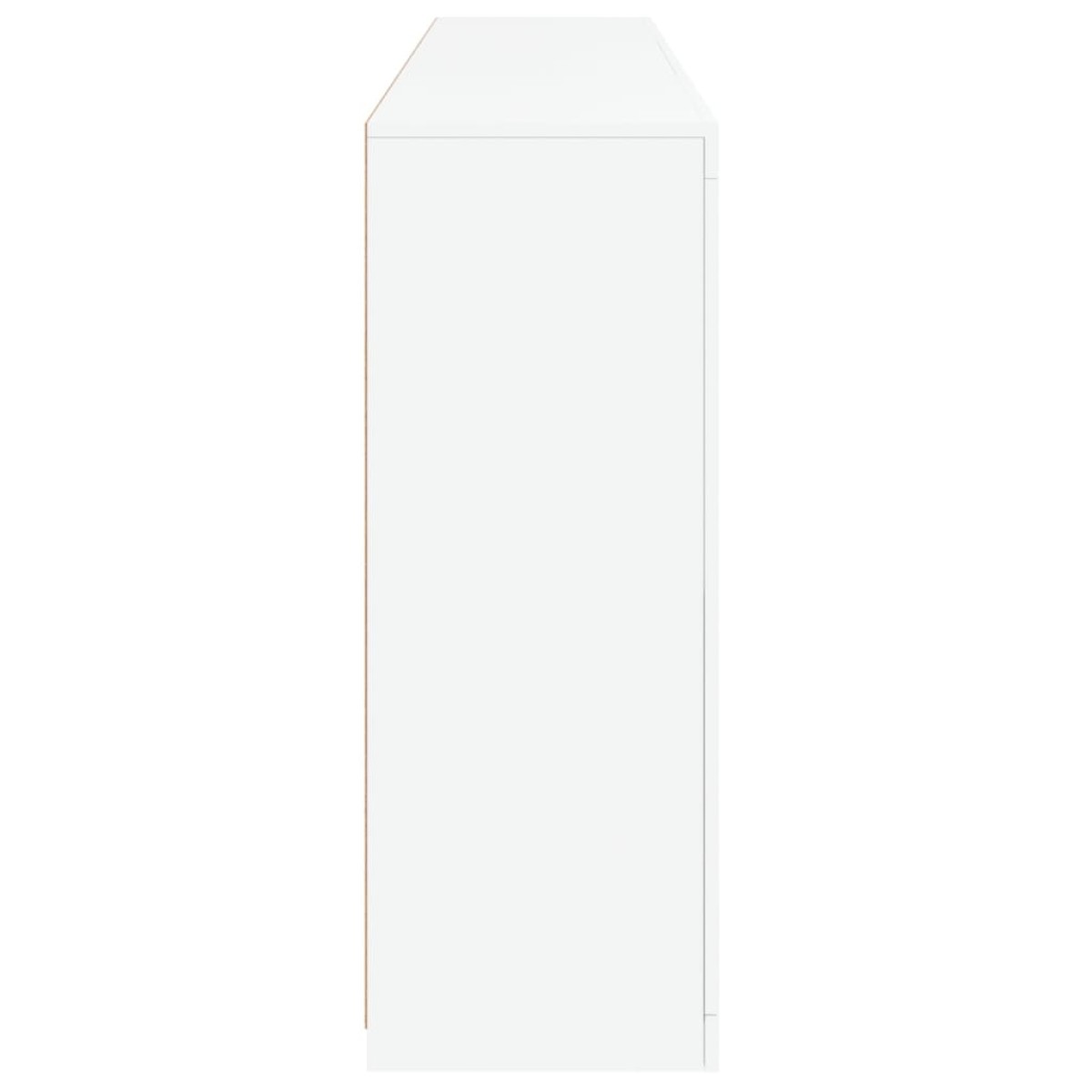 vidaXL Μπουφές με Φώτα LED Λευκός 181,5 x 37 x 100 εκ.