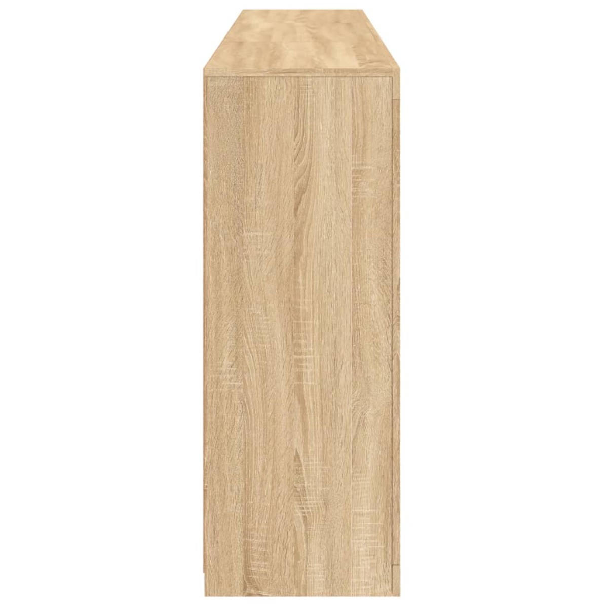 vidaXL Μπουφές με Φώτα LED Sonoma Δρυς 181,5 x 37 x 100 εκ.