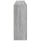 vidaXL Μπουφές με Φώτα LED Γκρι Sonoma 181,5 x 37 x 100 εκ.