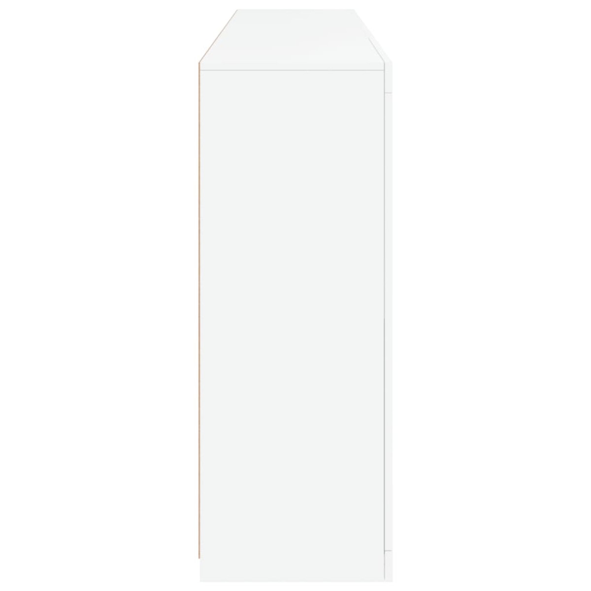vidaXL Μπουφές με Φώτα LED Λευκός 181,5 x 37 x 100 εκ.
