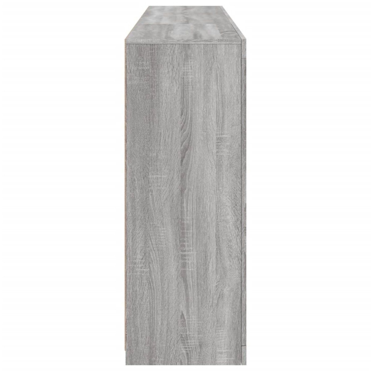 vidaXL Μπουφές με Φώτα LED Γκρι Sonoma 181,5 x 37 x 100 εκ.