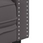 vidaXL Σετ Καναπέδων Chesterfield 2 Τεμαχίων από Γκρι Συνθετικό Δέρμα