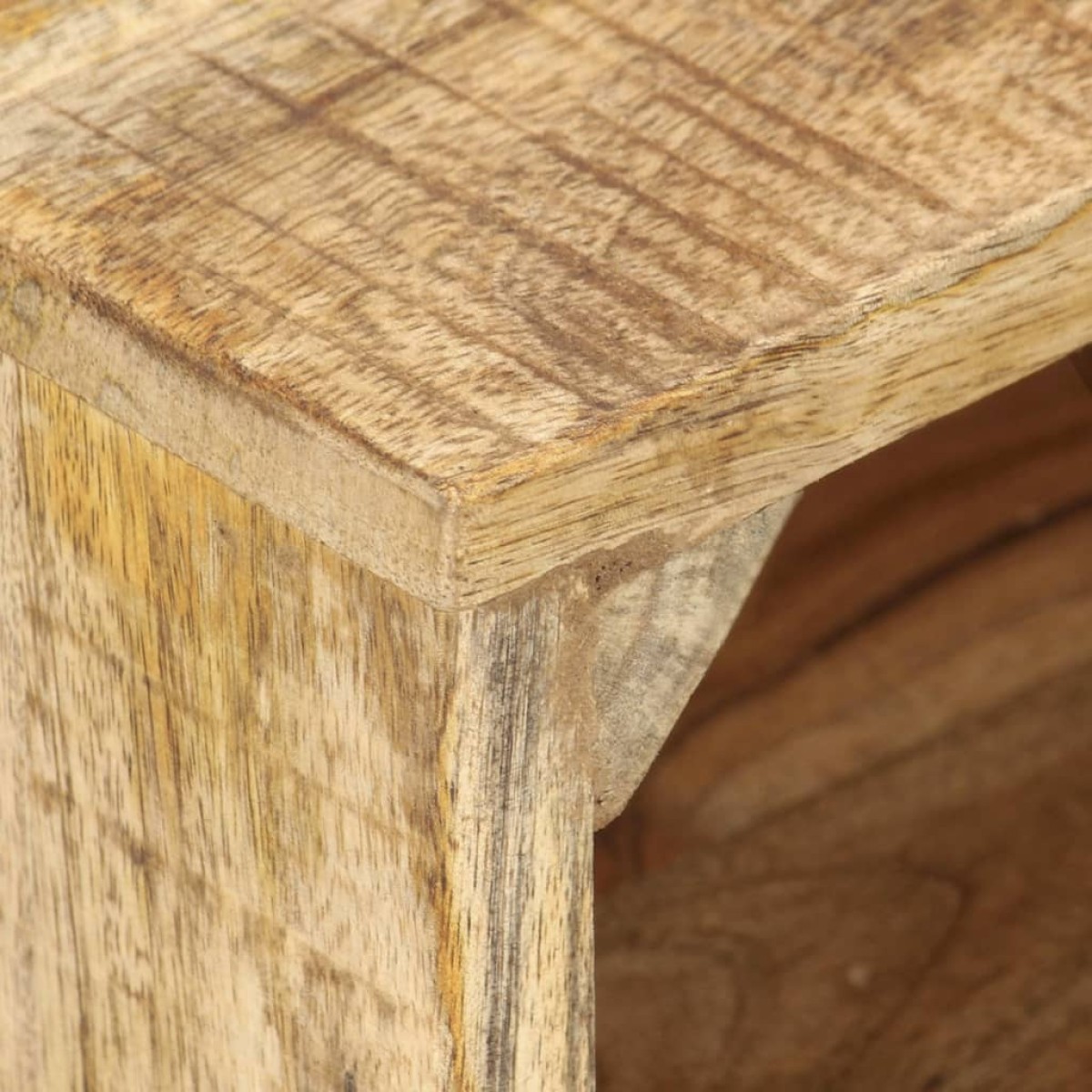 vidaXL Κομοδίνο 40x30x50 εκ. από Ακατέργαστο Ξύλο Μάνγκο