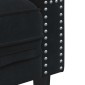 vidaXL Καναπές Chesterfield Σετ 3 Τεμ. με Στηρίγματα Μαύρο Βελούδο