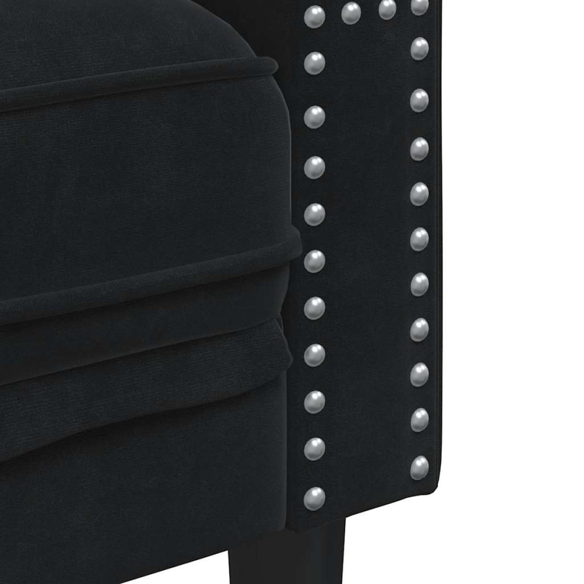 vidaXL Καναπές Chesterfield Σετ 2 Τεμ. με Στηρίγματα Αν. Γκρι Βελούδο