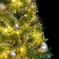 vidaXL Χριστουγεν. Δέντρο Τεχνητό με 150 LED/Χιόνι/ Μπάλες 120 εκ.
