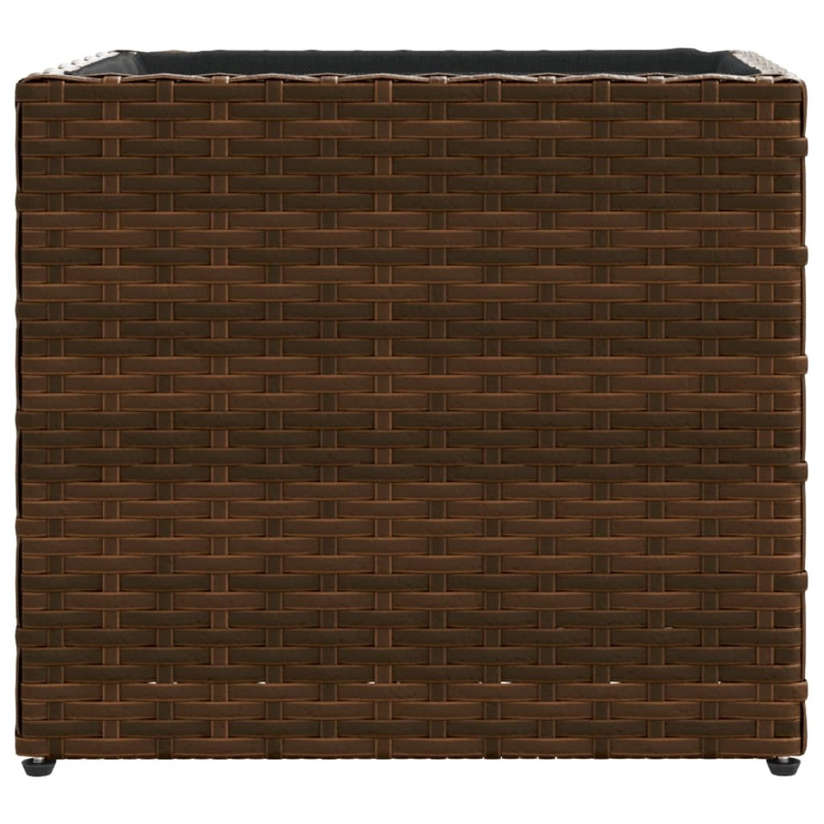 vidaXL Γλάστρες Κήπου 2 τεμ. Καφέ 36x30x32 εκ. από Συνθετικό Ρατάν