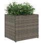 vidaXL Ζαρντινιέρες Κήπου 2 τεμ. Γκρι 36x30x32 εκ. από Συνθετικό Ρατάν
