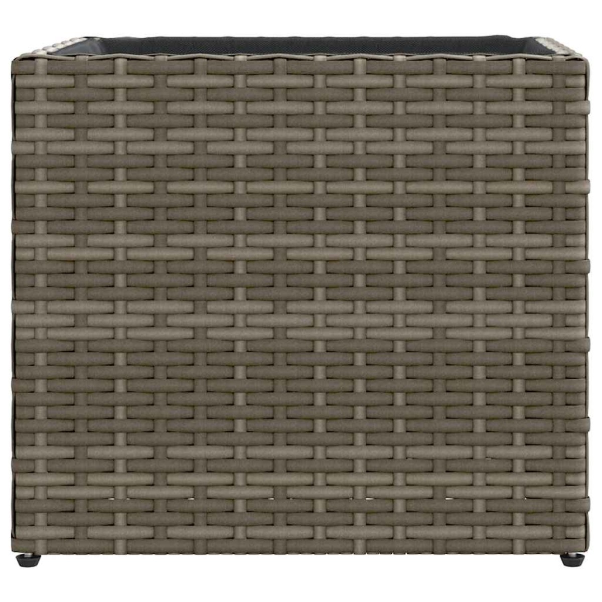 vidaXL Ζαρντινιέρες Κήπου 2 τεμ. Γκρι 36x30x32 εκ. από Συνθετικό Ρατάν