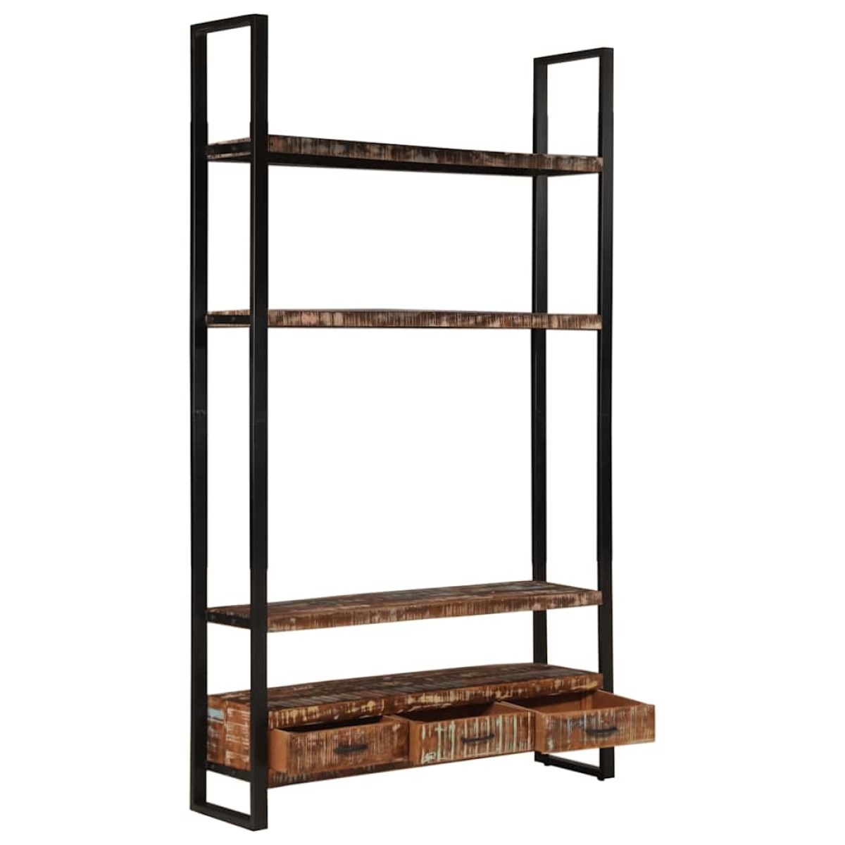 vidaXL Ραφιέρα 118 x 30 x 200 εκ. από Μασίφ Ανακυκλωμένο Ξύλο