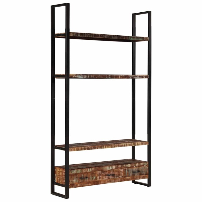vidaXL Ραφιέρα 118 x 30 x 200 εκ. από Μασίφ Ανακυκλωμένο Ξύλο